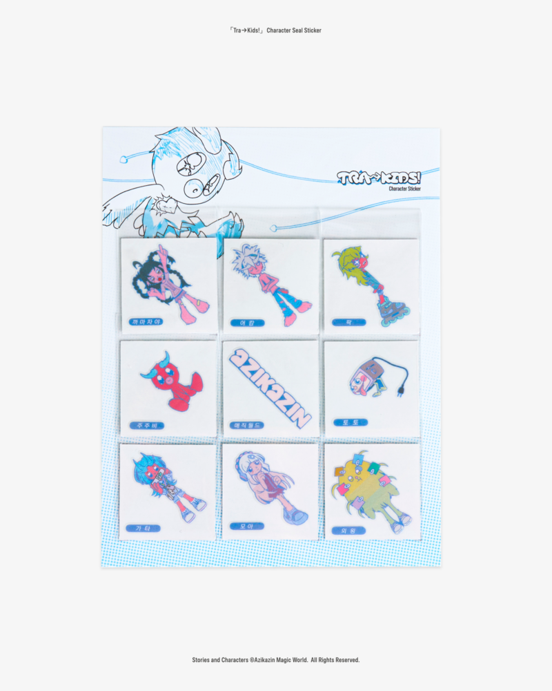 Tra→Kids! Character Seal Sticker