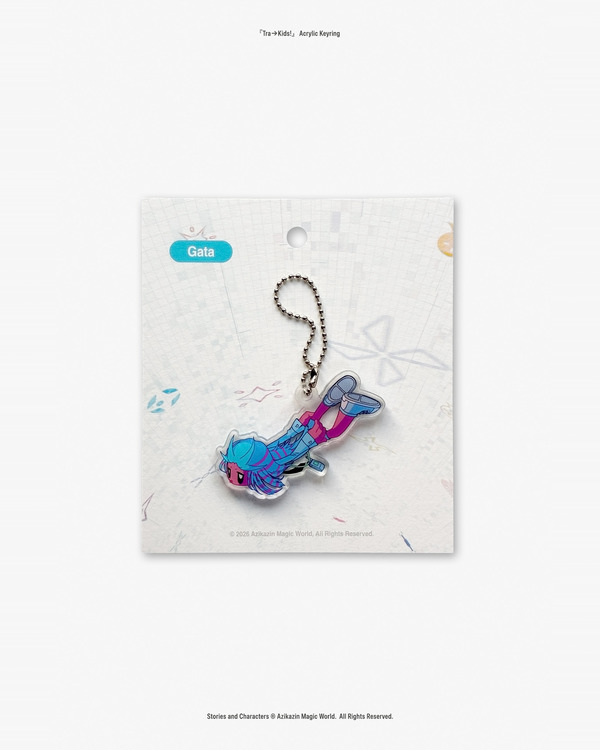 Tra→Kids! Acrylic Keyring (Gata)